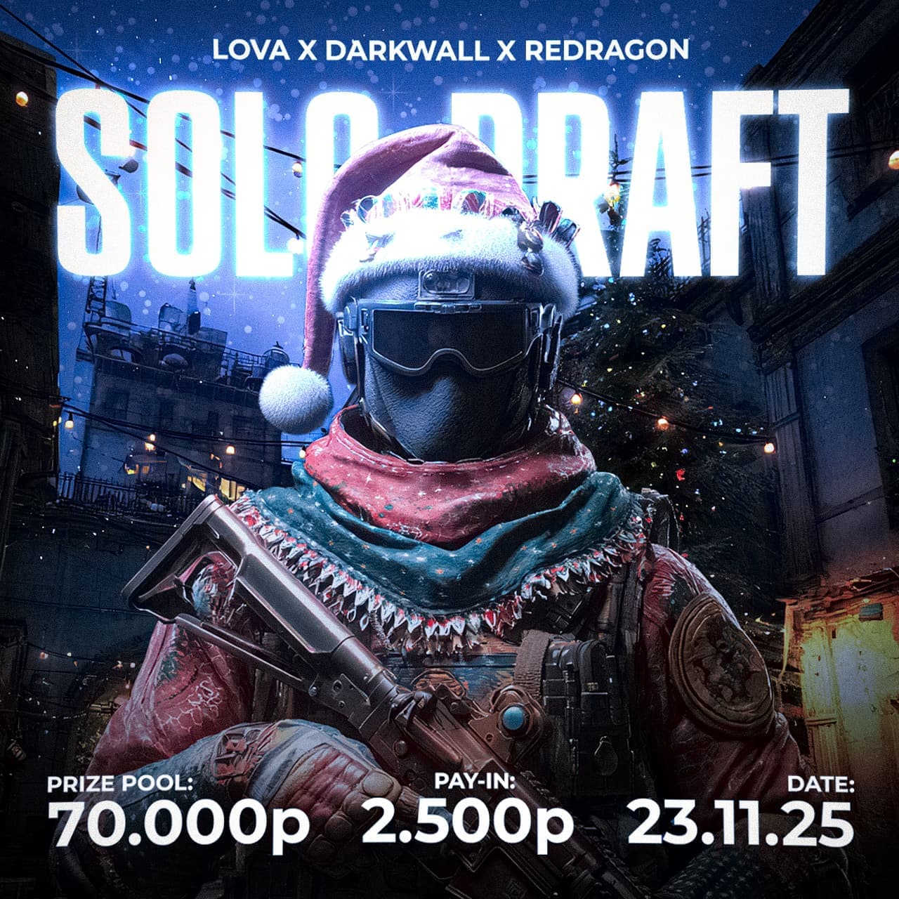 Турнир CS2 Санкт-Петербург — Solo Draft | компьютерный клуб DARKWALL